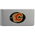 Calgary Flames® Brushed Metal Money Clip